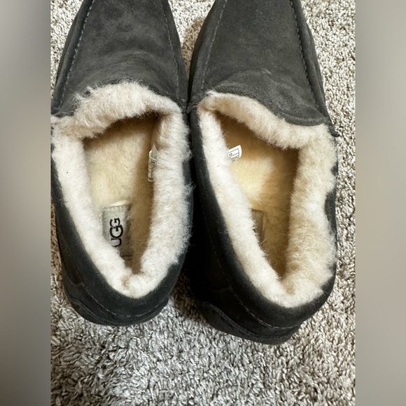 UGG Ascot Suede Driving Moccasins Slippers Gray Grey Style 1101110 Men’s 10 main image 10